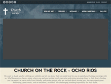 Tablet Screenshot of churchontherockochorios.com